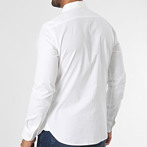 Chemise Manches Longues Slim 29599 Blanc