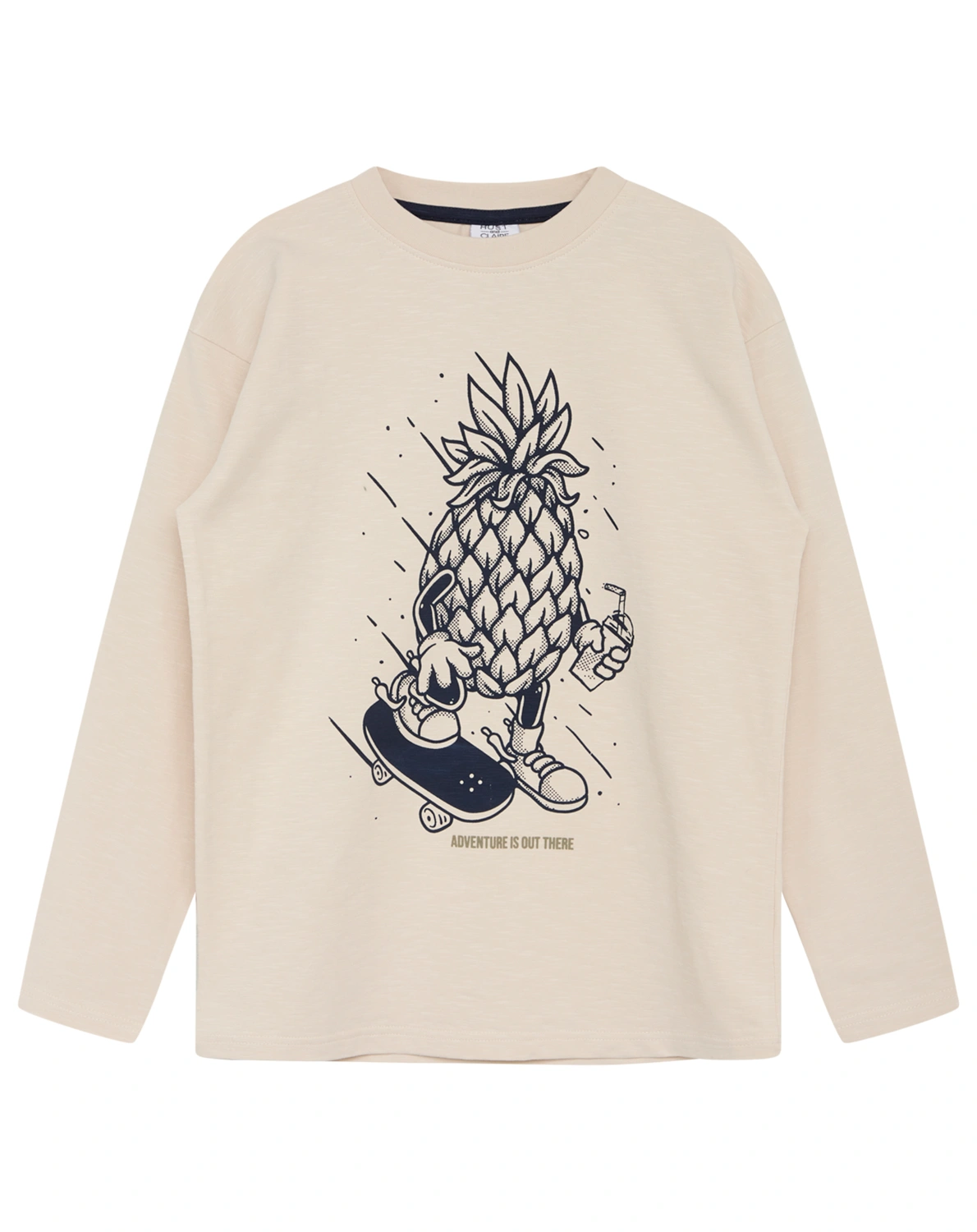 Langarmshirt ALBERTUS ANANAS in sand stone