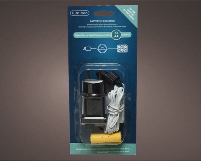 Adapter 3x AA batterij vervanger