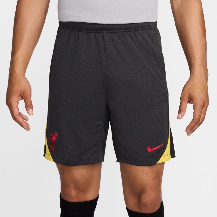 Liverpool Short d'Entraînement Dri-FIT Strike 3ème - Gris/Jaune/Rouge