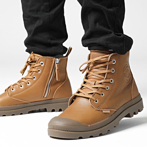 Boots Pampa Zip Leather 76888 Deer Brown