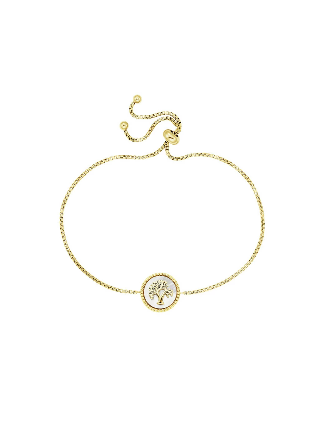 Lebensbaum Armband mit Perlmutteinlage