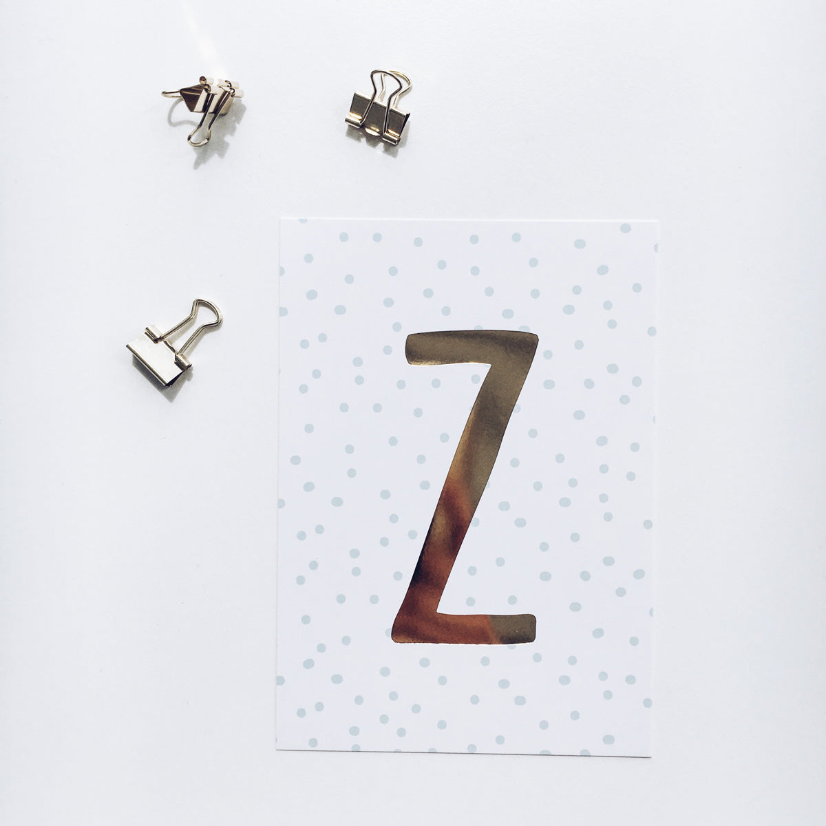 Postkarte „Z