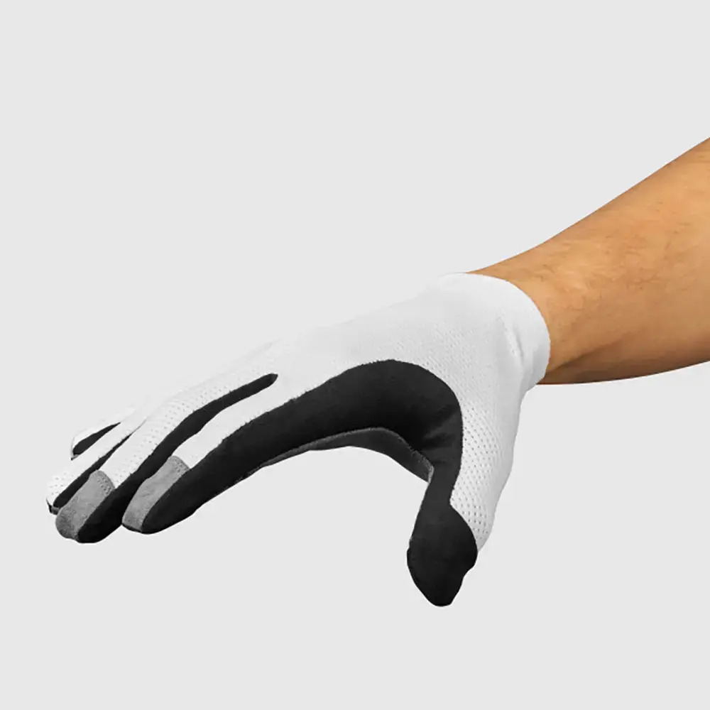 GripGrab PACR InsideGrip MTB Zomer Fietshandschoenen Lange Vingers Wit