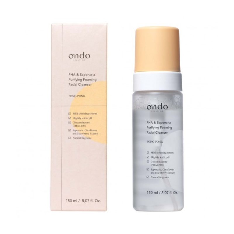Nettoyant moussant PHA & Saporia Ondo Beauty 150ml
