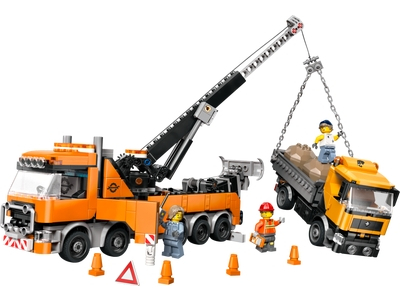 LEGO Zware sleepwagen met kraan (60467)