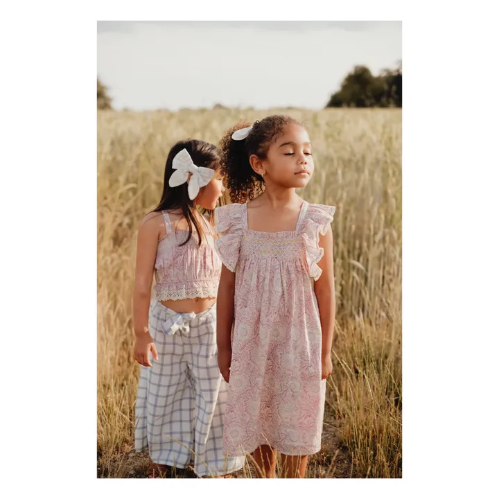 Louise Misha Robe Mystralia Brodée | Rose