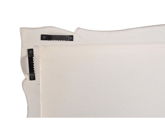 GINER Y COLOMER - Tête de lit en manguier blanc vieilli.81x3x166