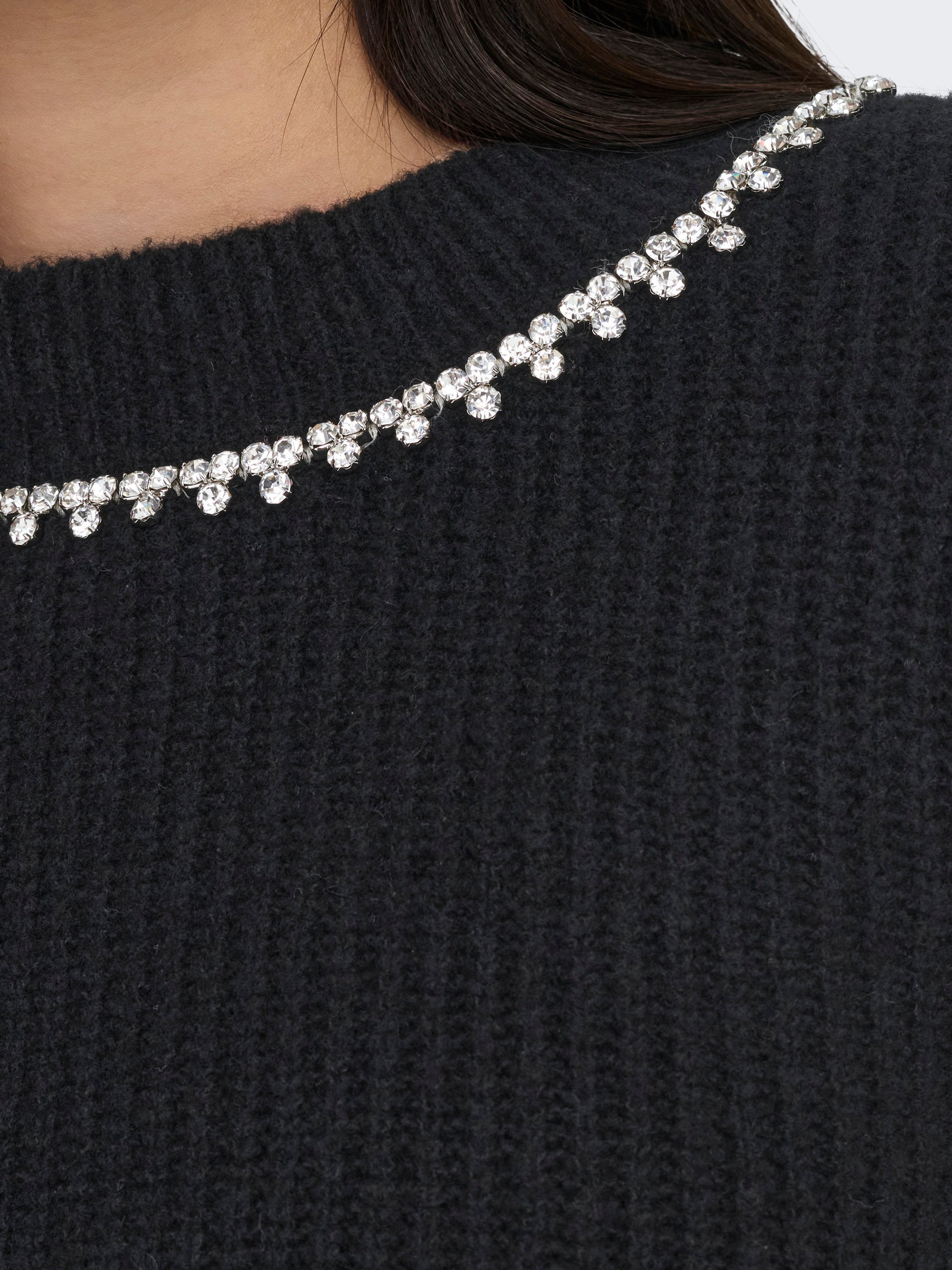 ONLGAIDA Strickpullover Black