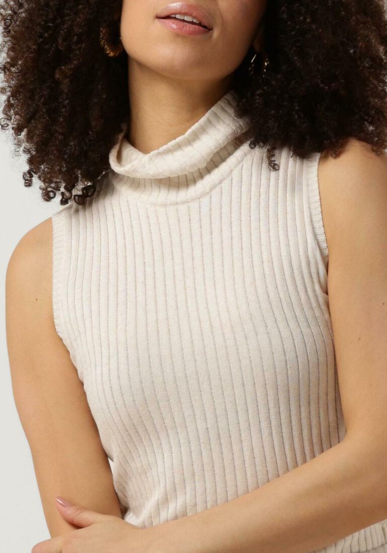 VANILIA beige vanilia top linnen knit