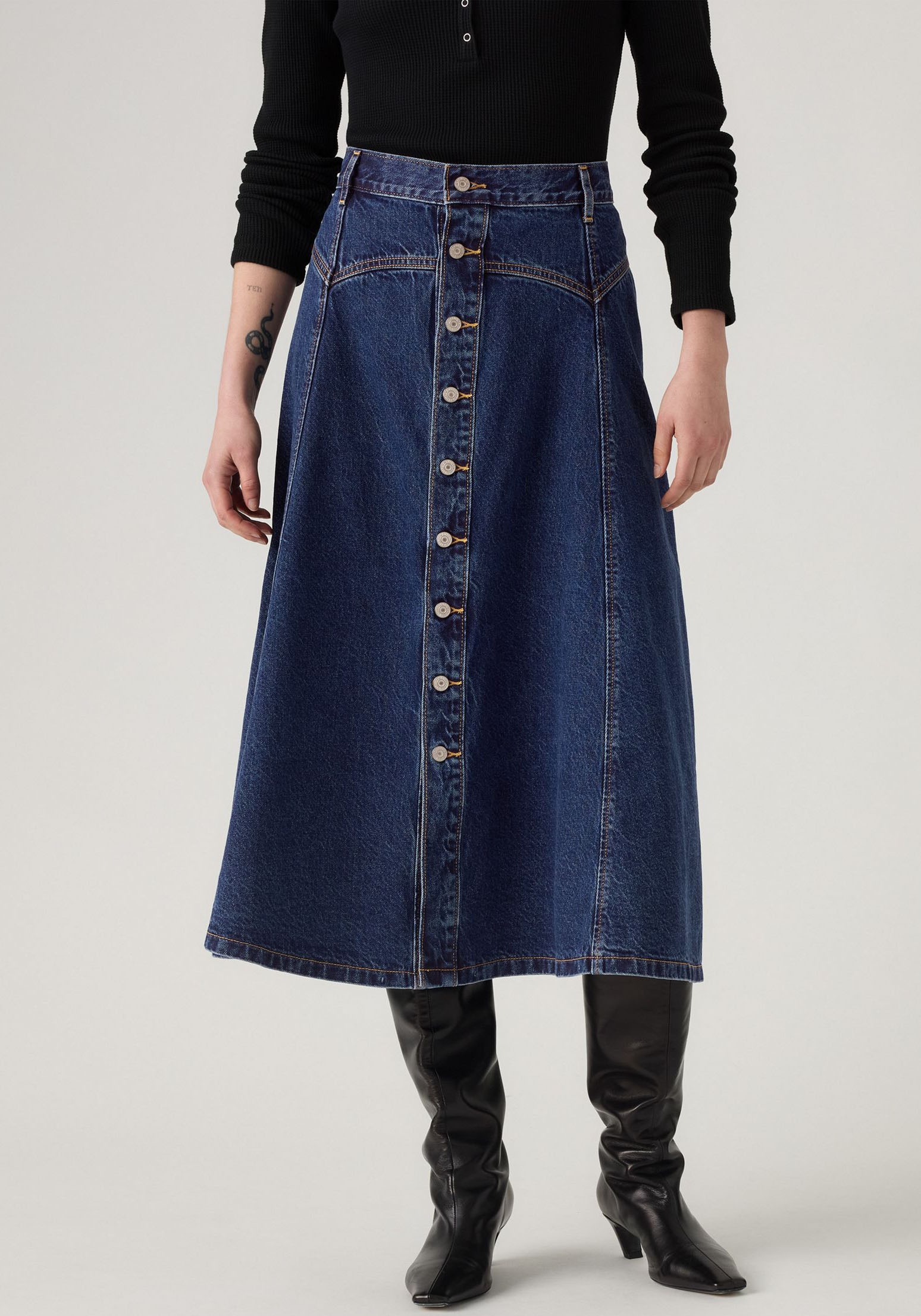 Levi's® Jeansrock »YOKED WESTERN SKI«