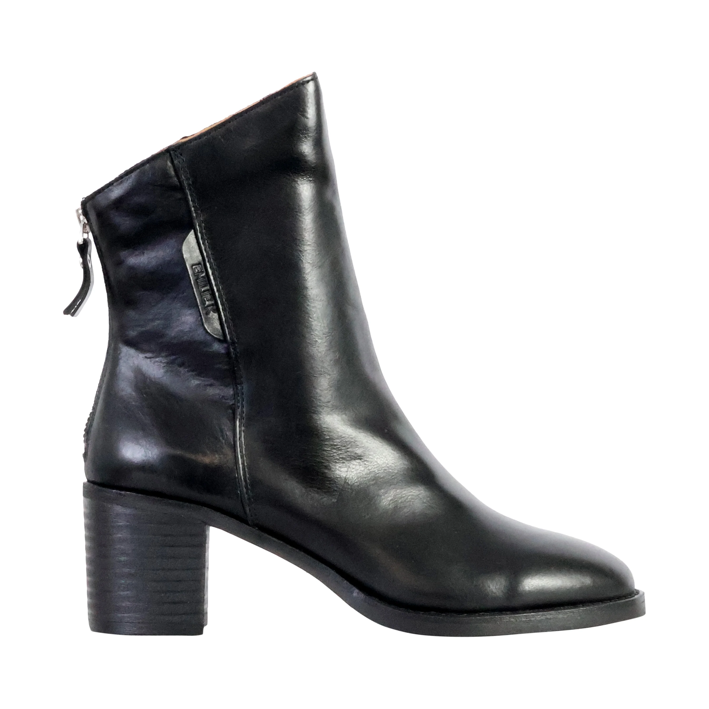 Bottines à talon cuiroxalys | Noir