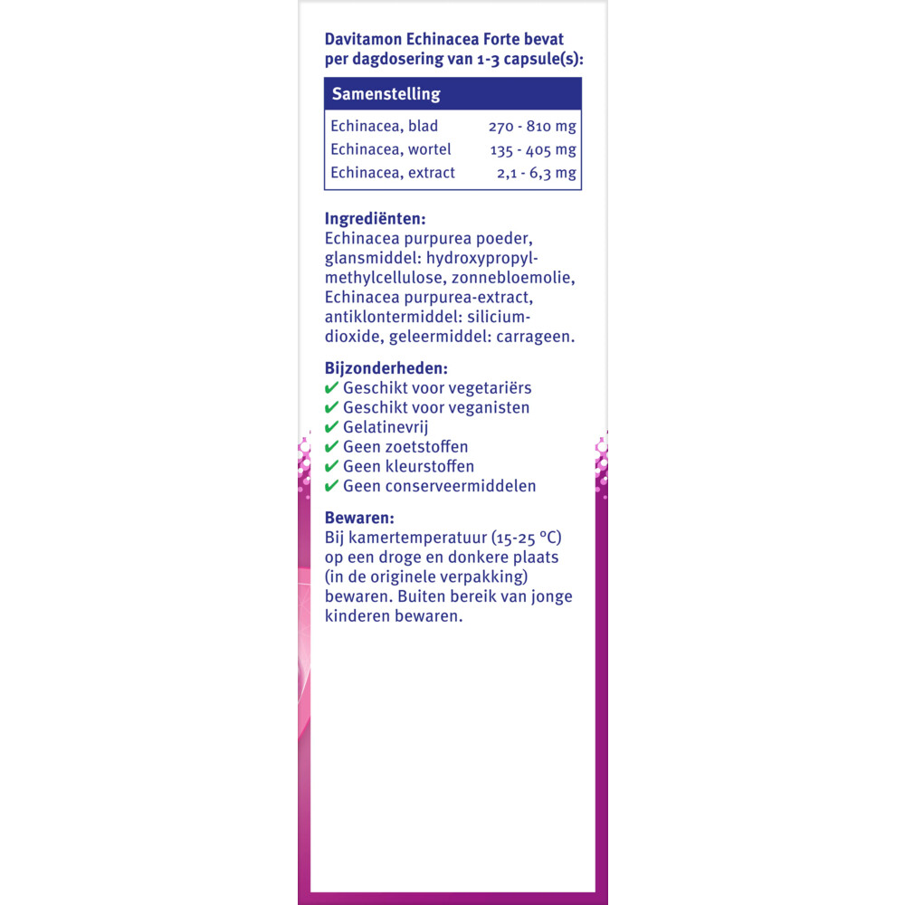Davitamon Echinacea Forte 60 capsules
