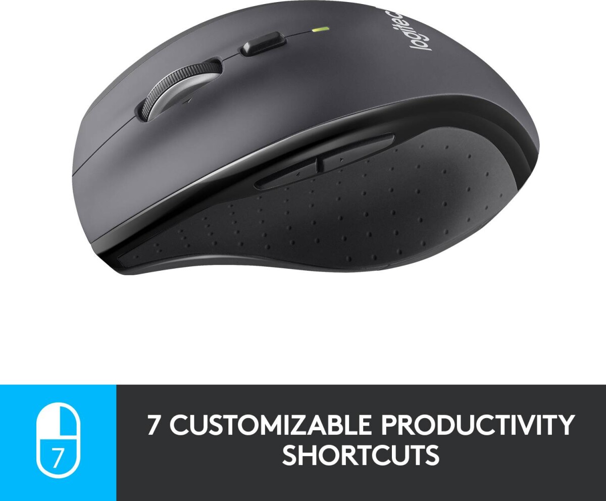Logitech M705 - Trådløs Mus - Grå Sort