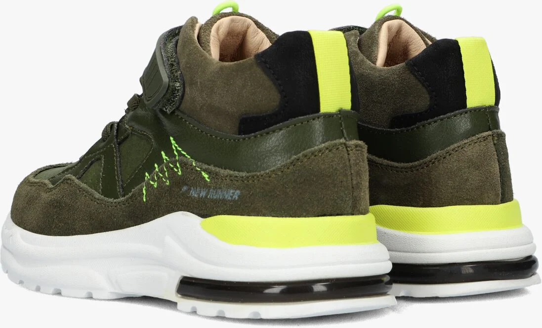 SHOESME groene shoesme hoge sneaker nr22w005