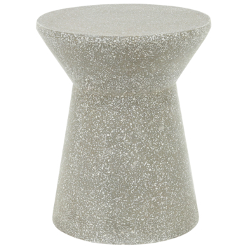 KARWEI Bijzettafel Terrazzo grijs cement ø 36 cm