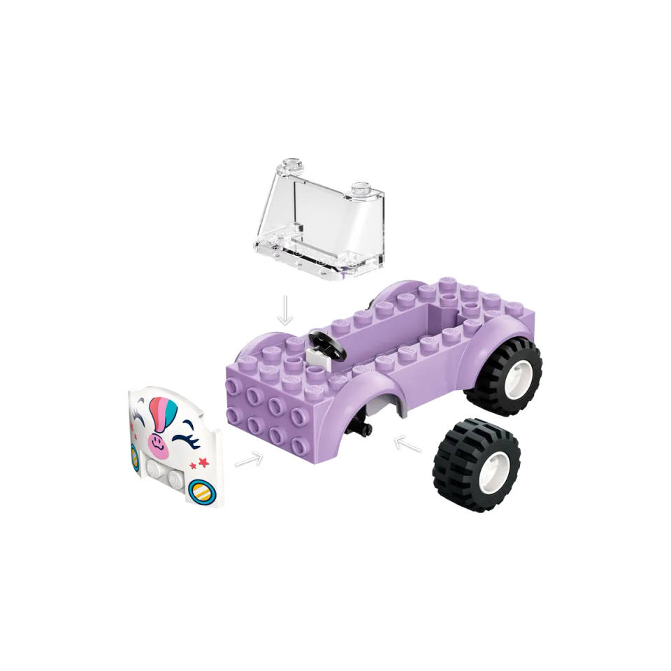 LEGO Friends eenhoorn taartenbezorgauto 42675