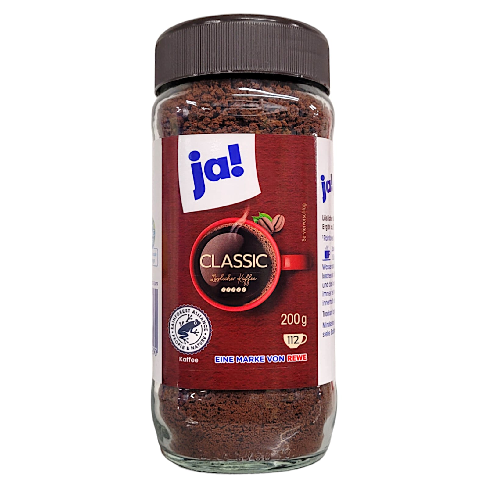 ja! löslicher Kaffee 200g MHD:30.9.26