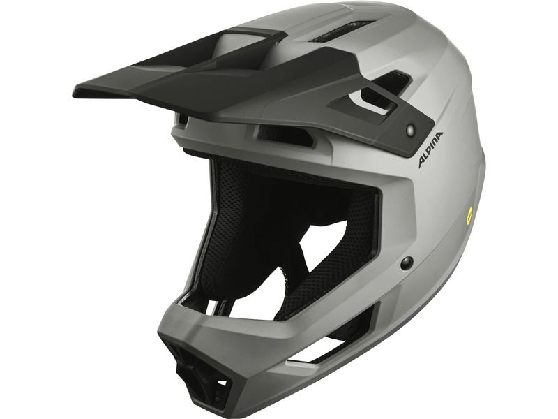 alpina Helm PIKES MIPS Grau, 52 - 55 Robuster Downhill-Helm