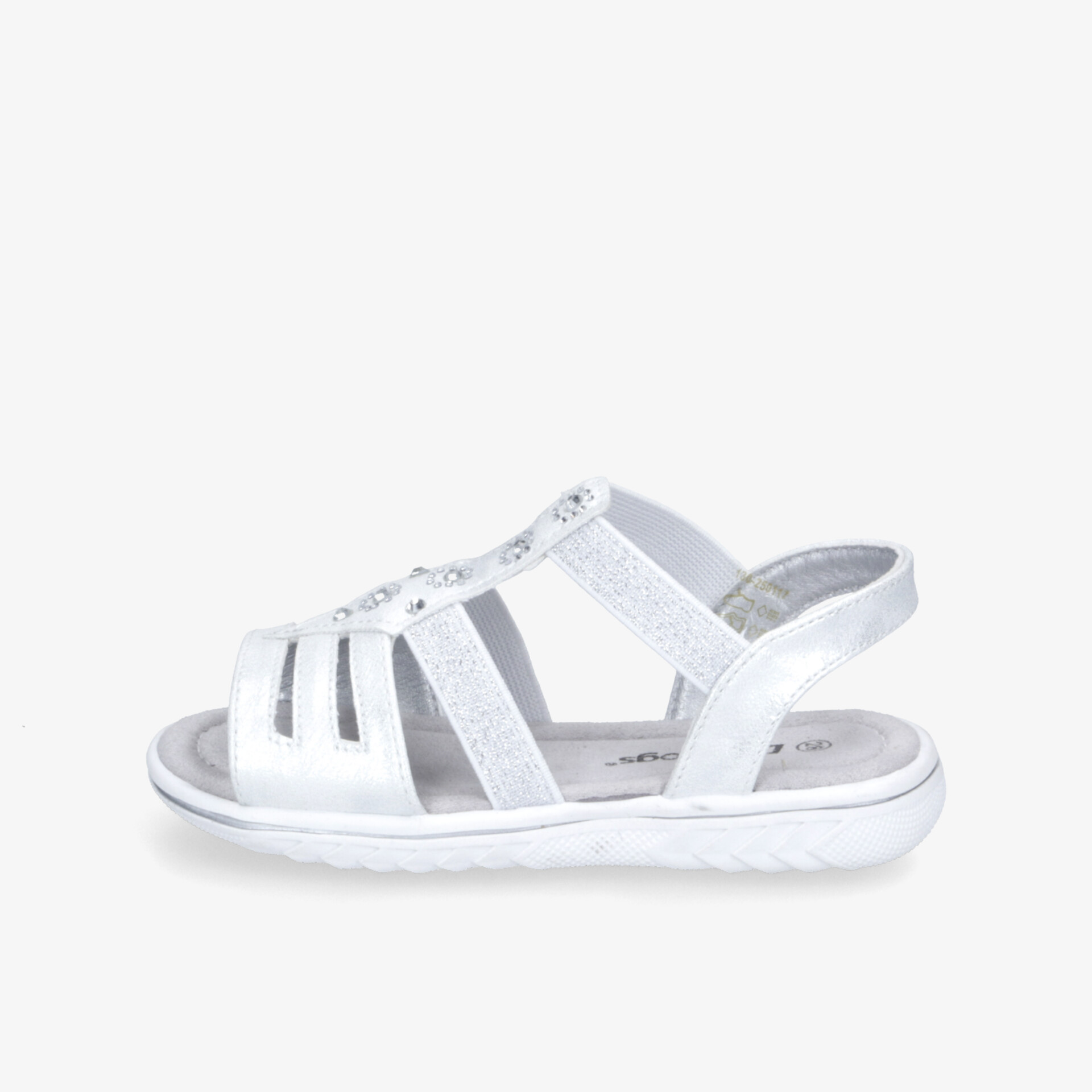 DooDogs Kinder Sandalen silber