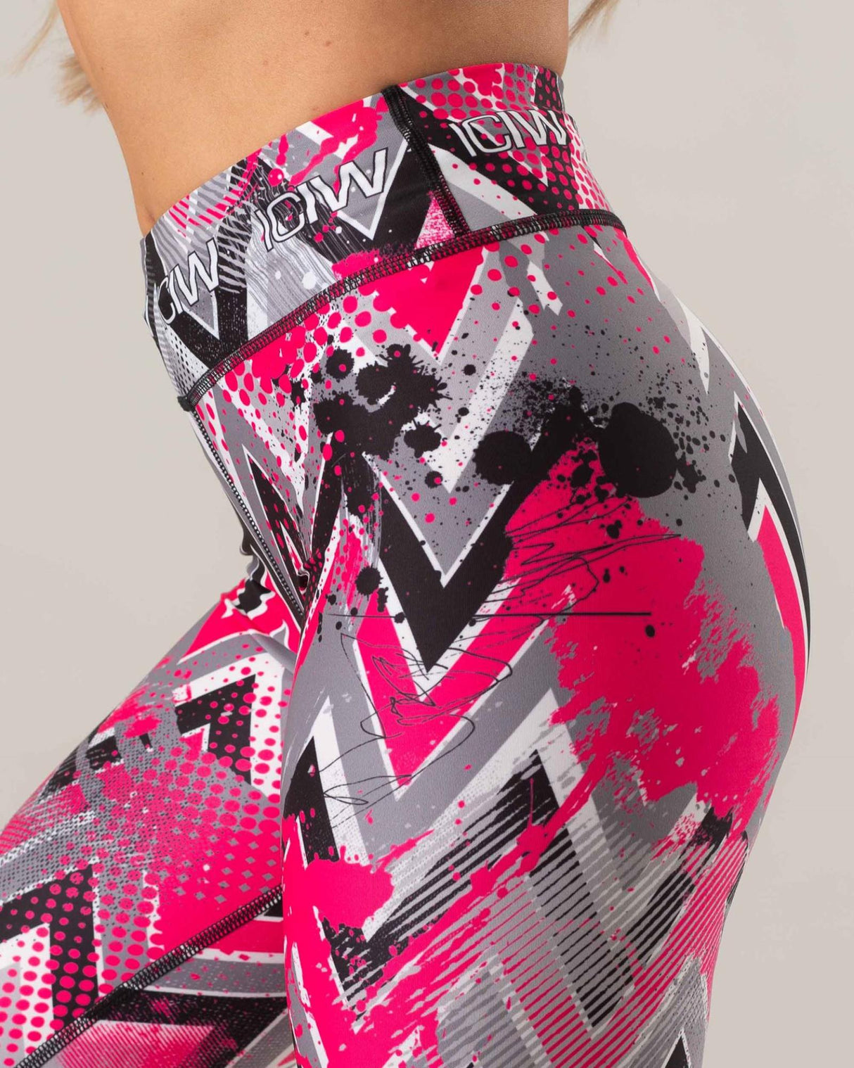 ICIW<br>Zigzag Pink Tights WM