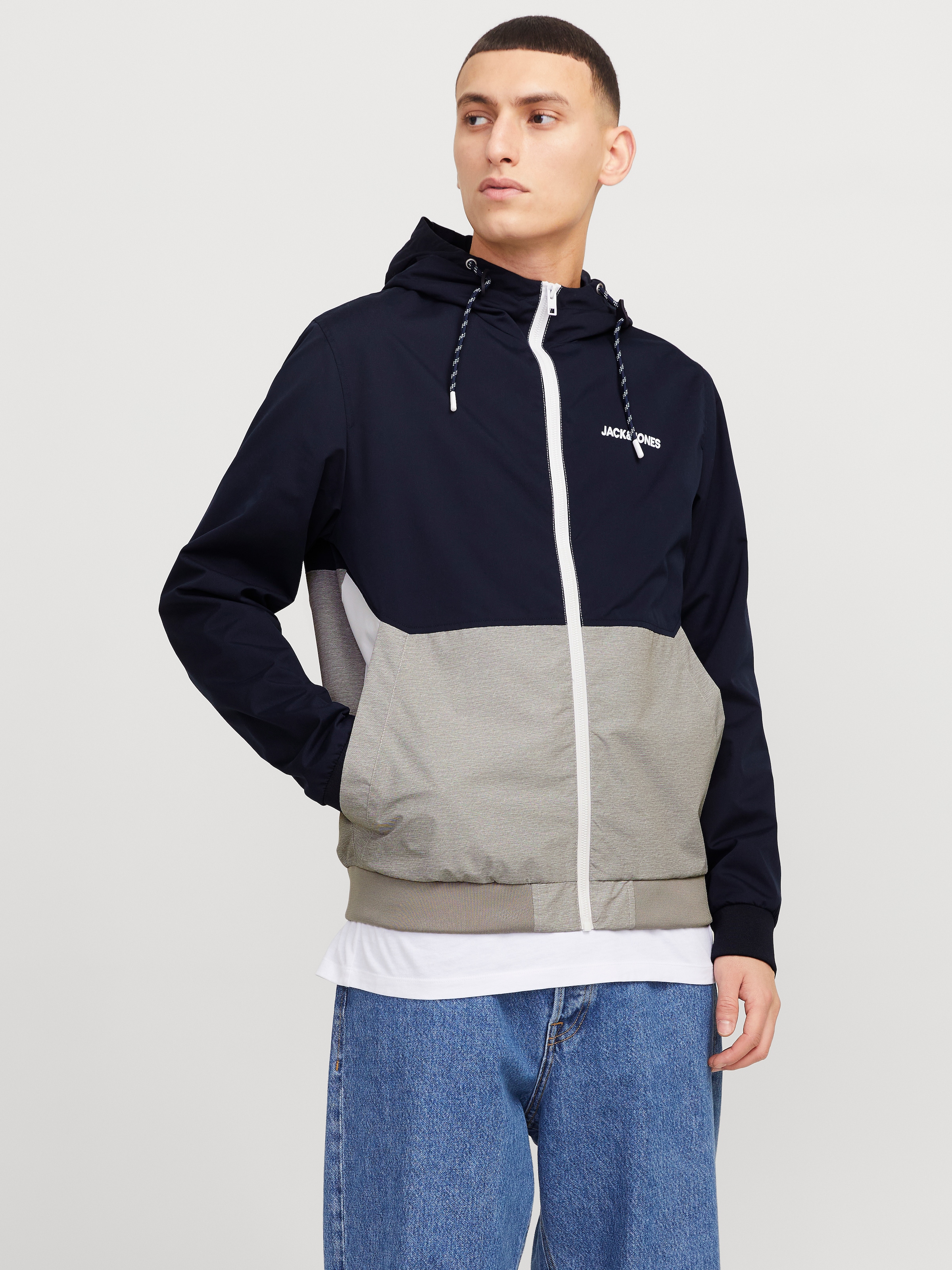 Jack & Jones Blouson »JJERUSH mit Kapuze« mit Kapuze mit praktischer Kapuze
