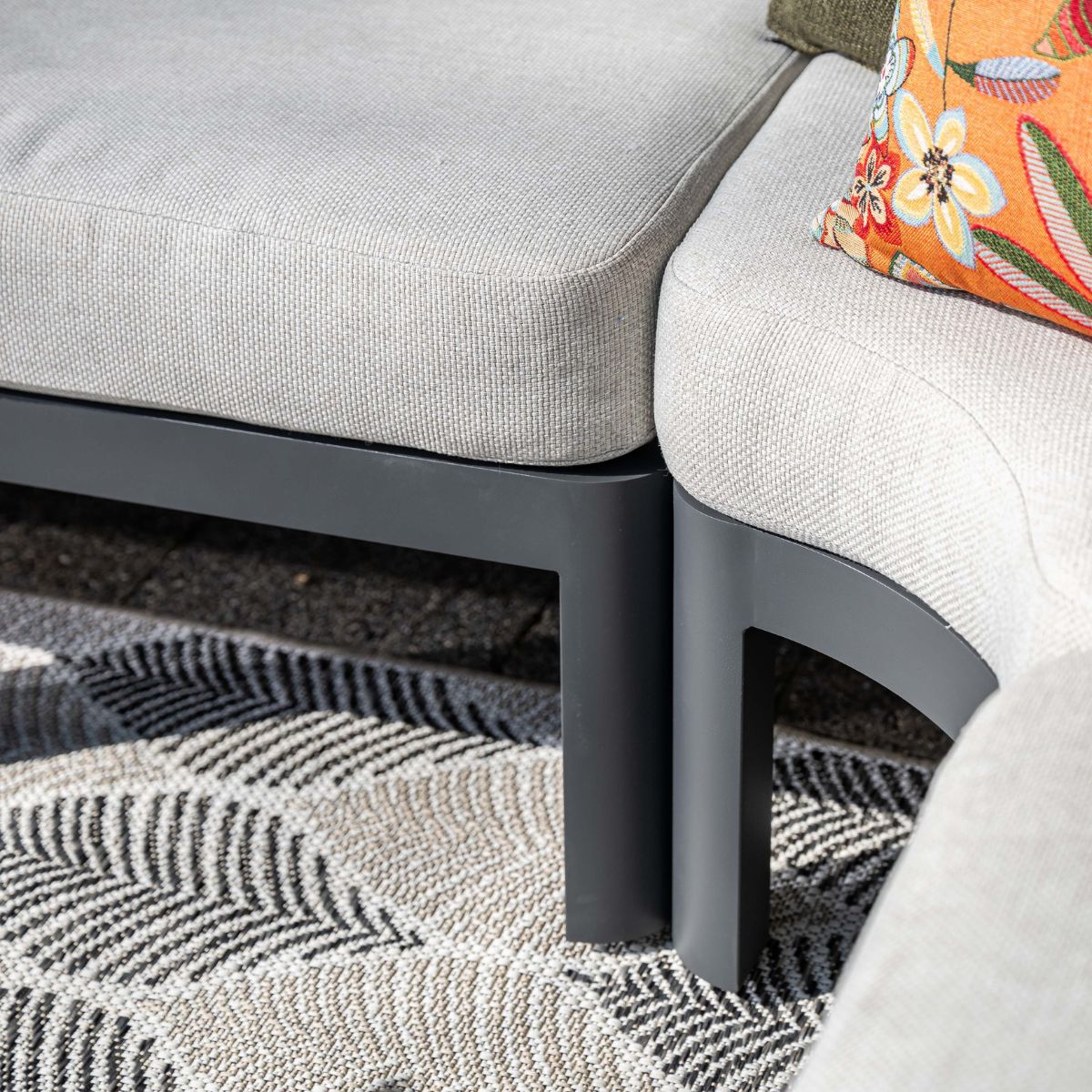 Corsano rope loungeset - taupe - valley sand