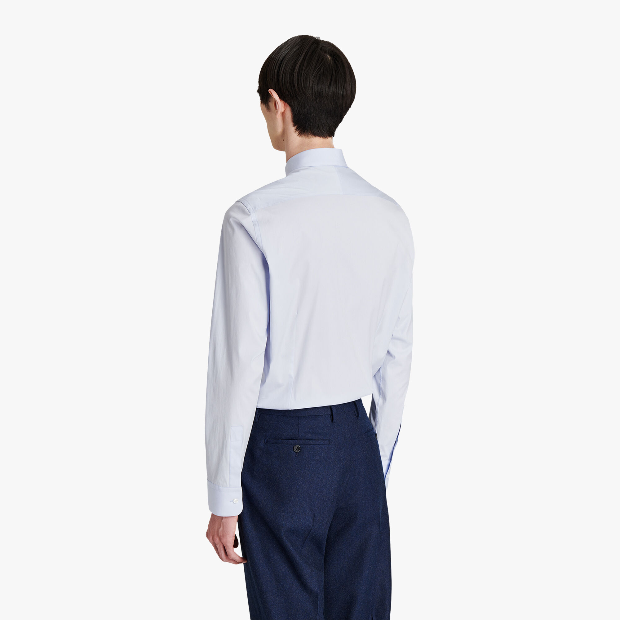 Chemise En Popeline De Coton Stretch