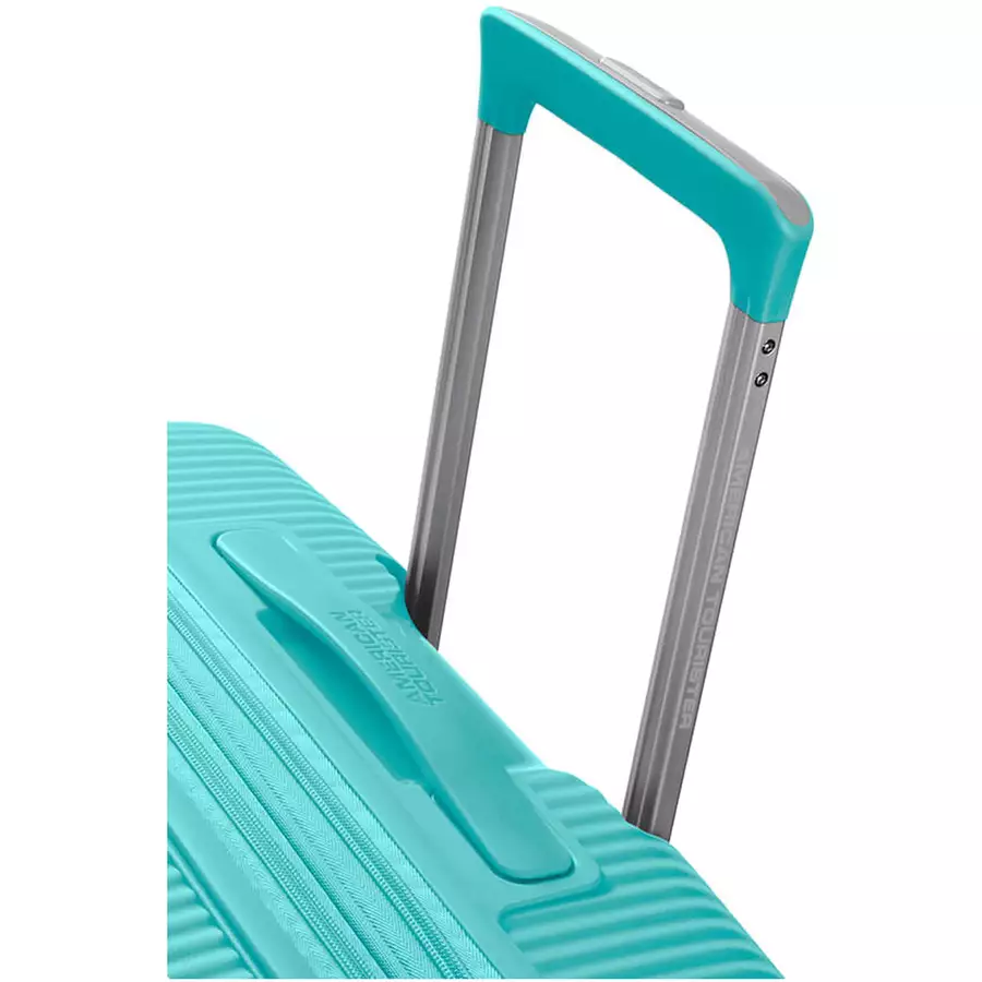 American Tourister Soundbox - 4-Rollen-Kabinentrolley S 55 cm erw. poolside blue
