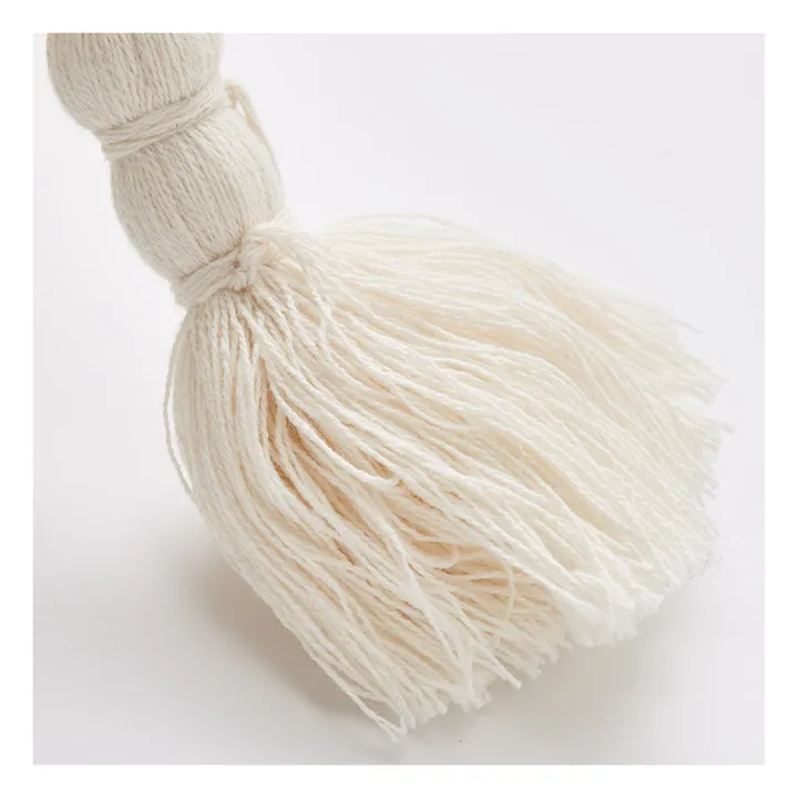Cam Cam Coussin chevrons | Blanc cassé