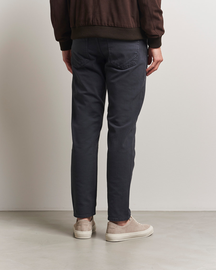 Incotex 5-Pocket Cotton Stretch Pants Navy