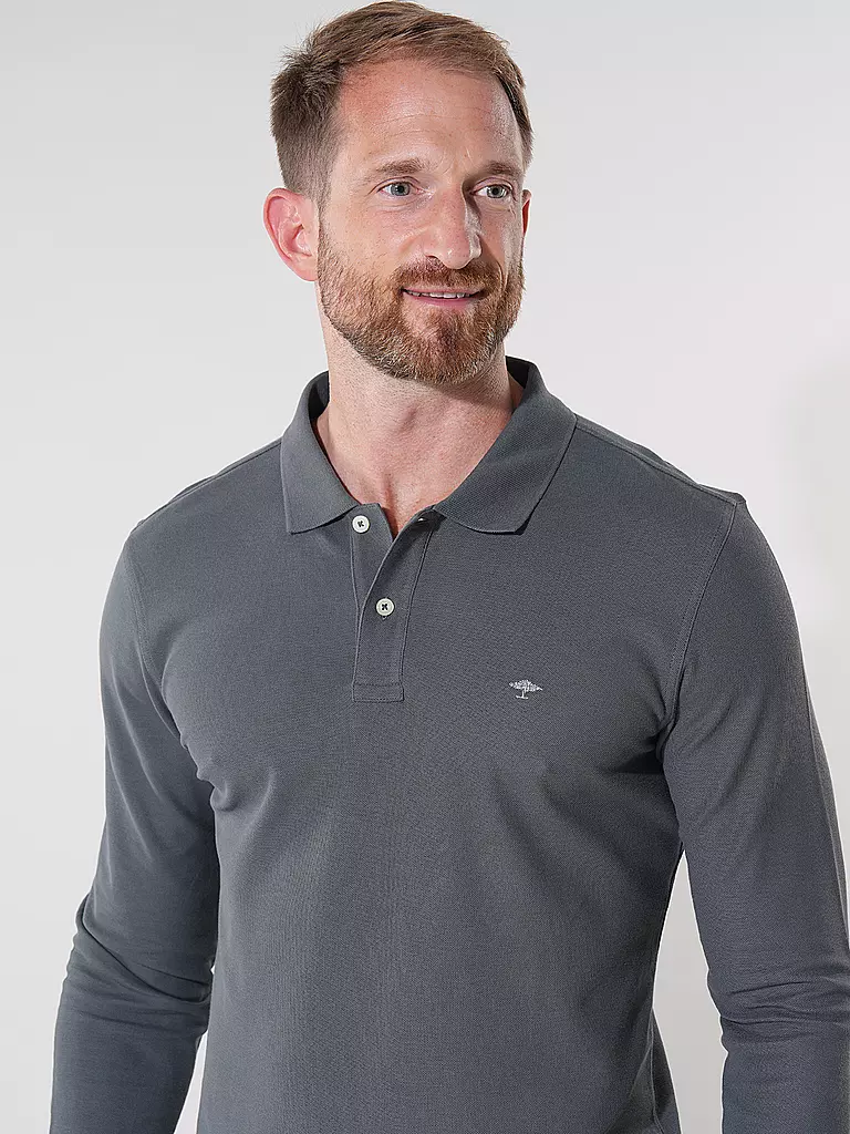 FYNCH HATTON Poloshirt grau