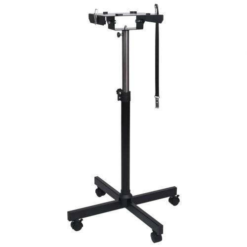 Suporte para secadora com dois motores, preto