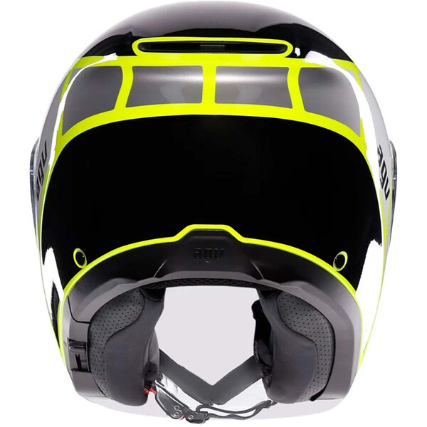 AGV - Casque Irides Davao Gris / Noir / Jaune fluo