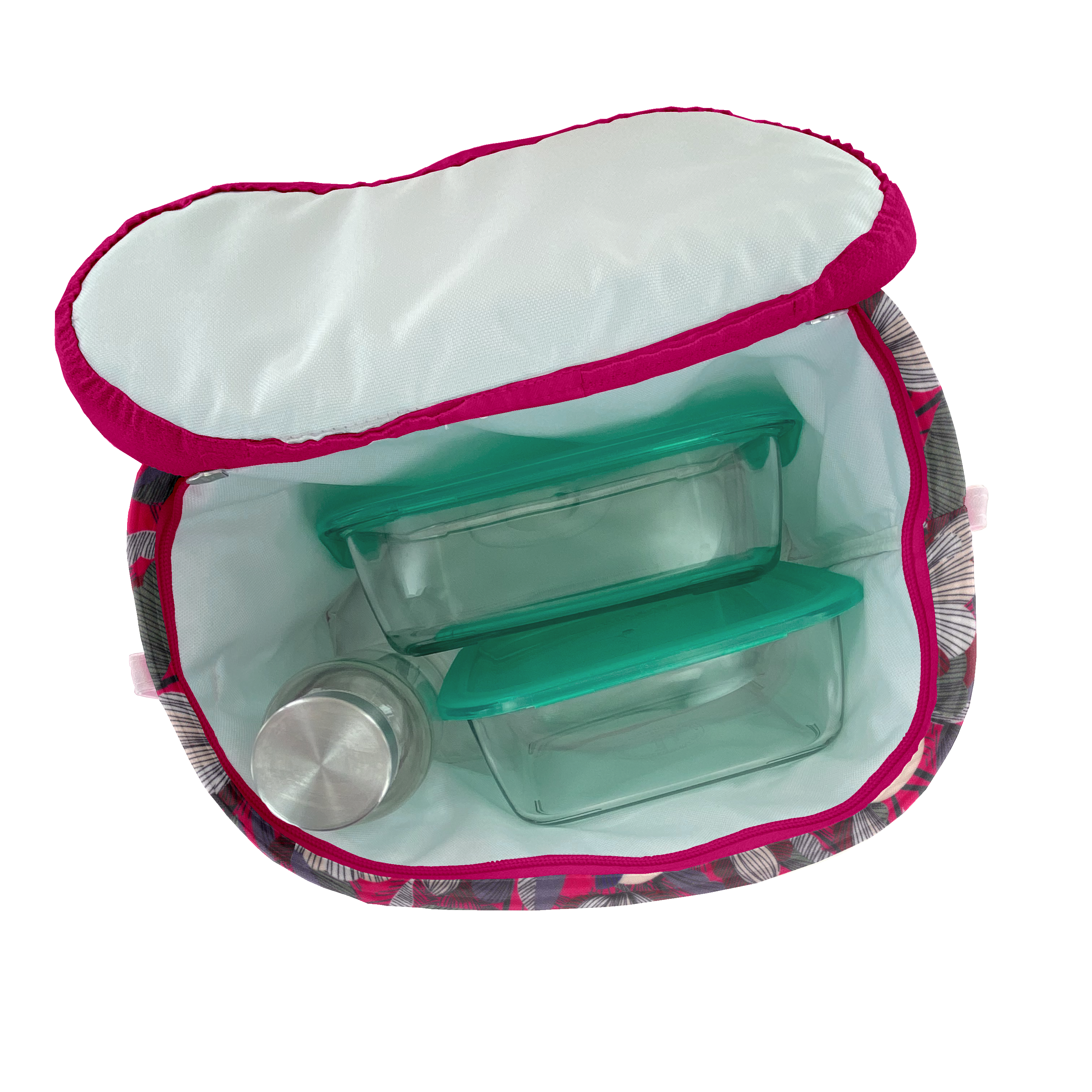 Sac Lunch Isotherme Pavot Fuchsia