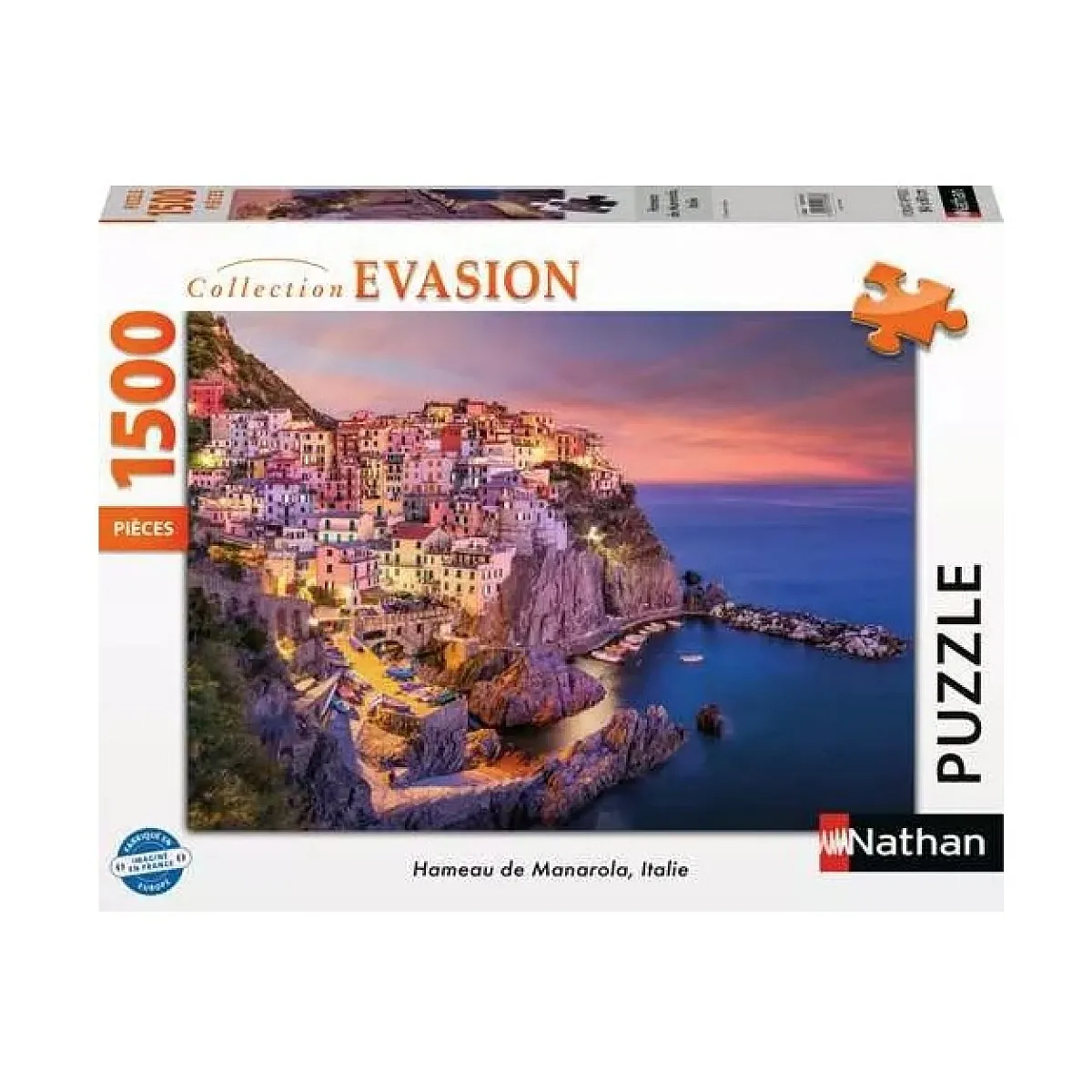 NATHAN Puzzle 1500 pièces Hameau de Manarola