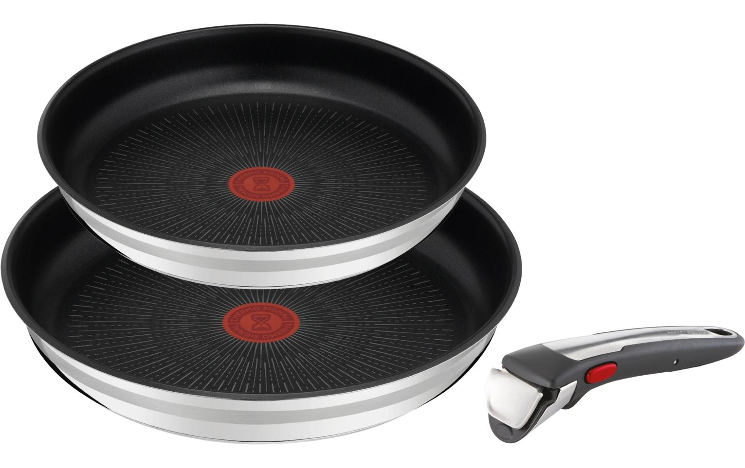 Pfannen-Set Jamie Oliver Ingenio On 3-teilig 24 cm/28 cm<br>Platzsparendes und vielseitiges Kochgeschirr