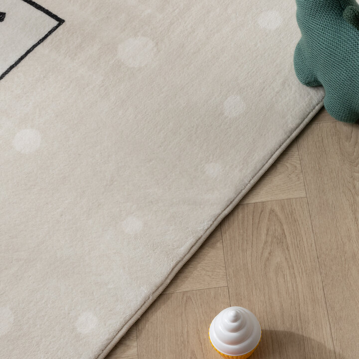 Speelkleed - Ruby Auto Beige | Zacht & wasbaar
