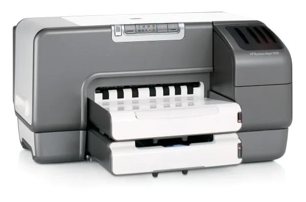 HP Business Inkjet 1200dtn - Printer - farve - Duplex - blækprinter - A4/Legal - 1200 dpi - op til 28 spm (mono) / op til 8.1 spm (farve) - kapacitet: 400 ark - parallel, USB, LAN