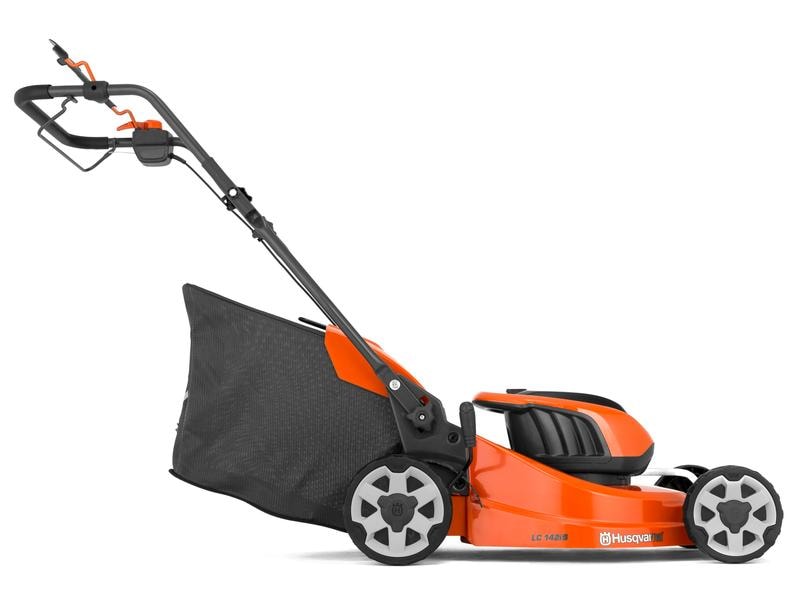 Husqvarna Akku-Rasenmäher LC 142iS Solo Batteriebetriebener Mäher mit 1 Gang Radantrieb