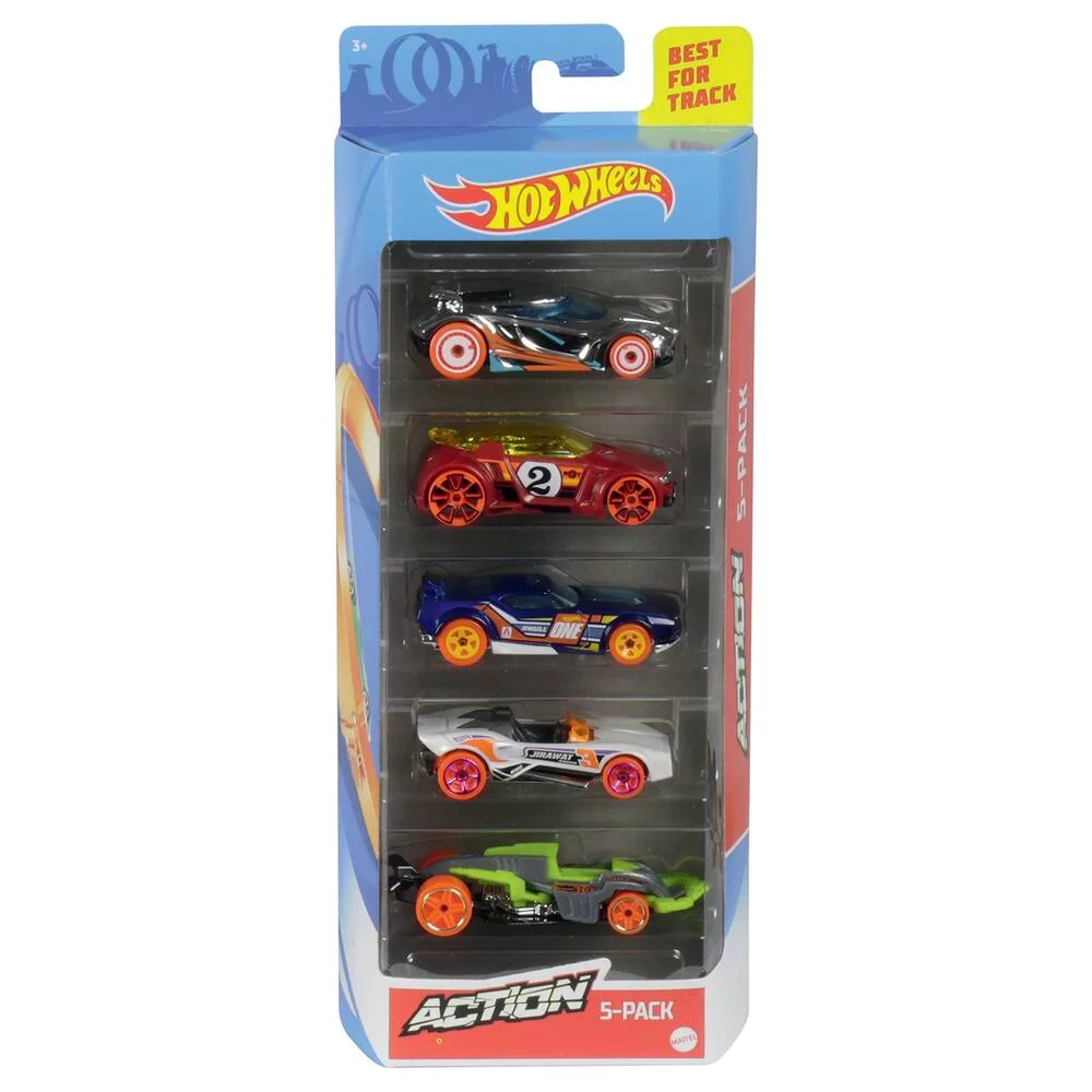 HOT WHEELS - COFFRET 5 VOITURES 1:64