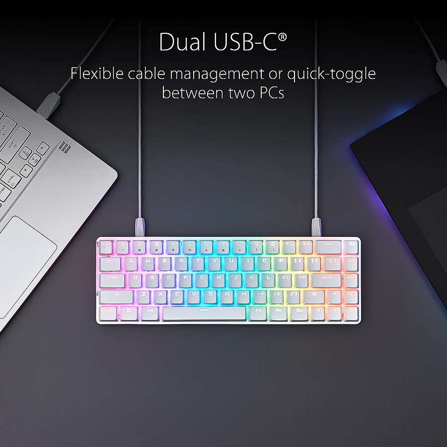 Asus ROG Falchion Ace - Asus ROG NX Red - Noir