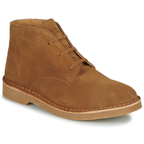 Selected - SLHRIGA NEW SUEDE DESERT BOOT - Cognac