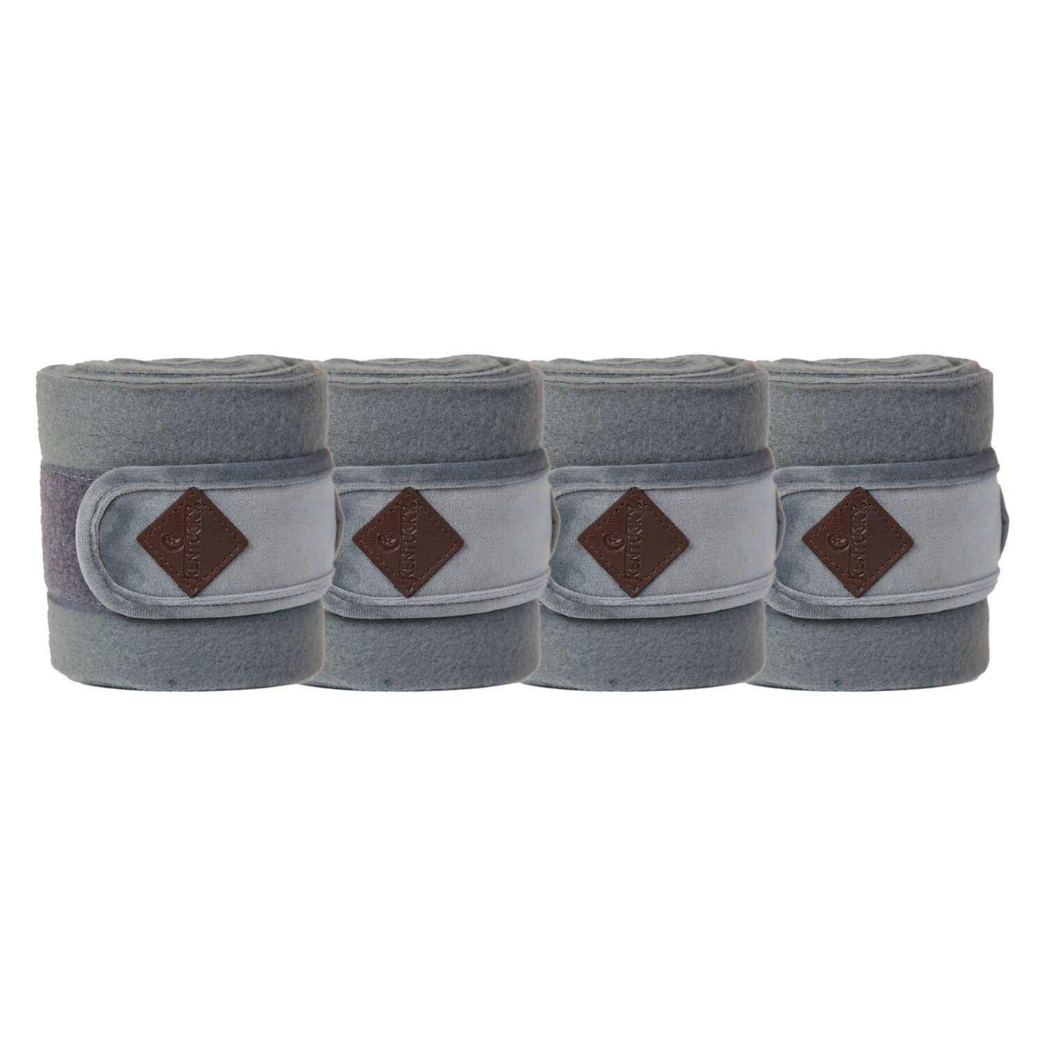 KENTUCKY Polar Fleecebandagen Basic Velvet  - grey