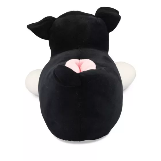 Chaussons peluche chien NOIR MERRY SCOTT
