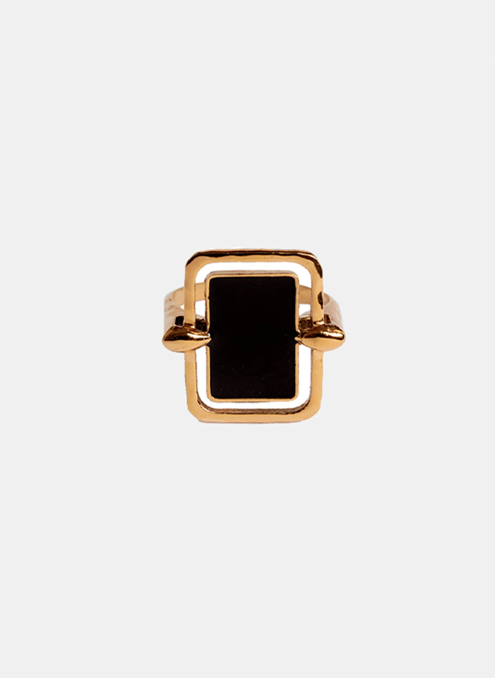 BELLA - Bague large bella | Noir