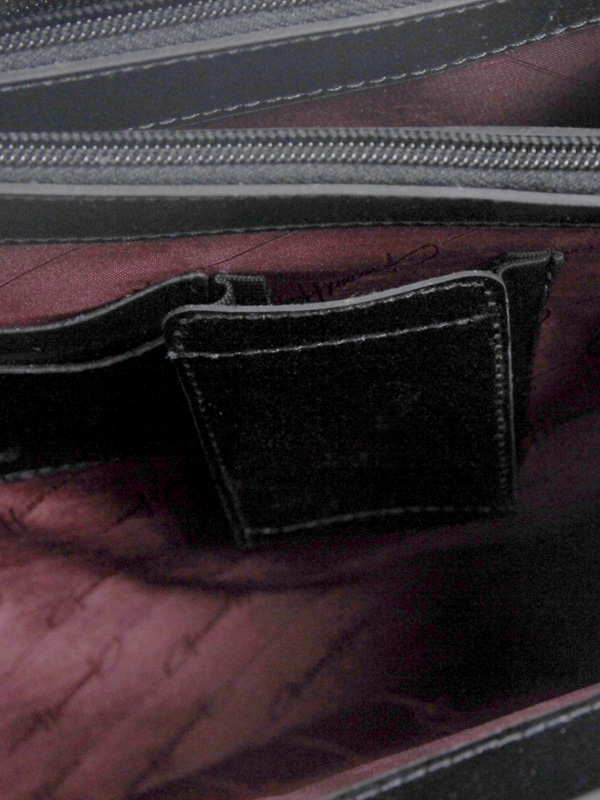 Serviette GÀrard Henon Atout 44 cm - 3 compartiments avec attache