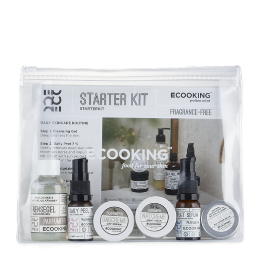 Ecooking Skincare Starter Kit Parfumefri Gaveæske