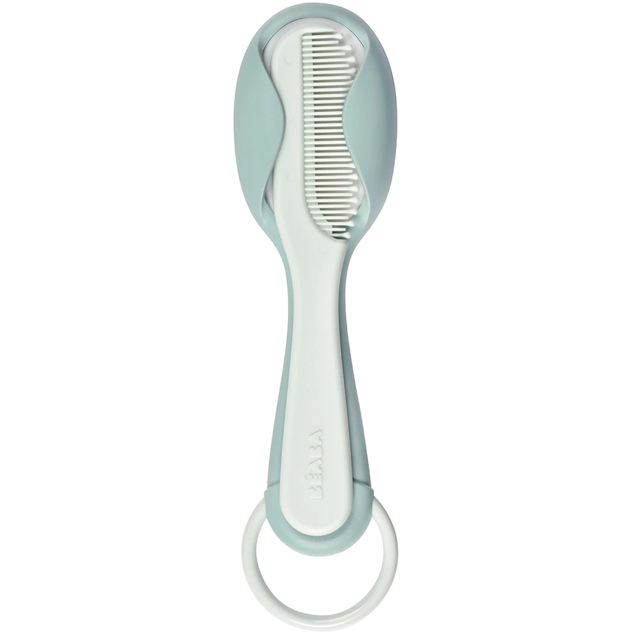 BEABA® Baby-Haarbürste und Kamm Grünblau