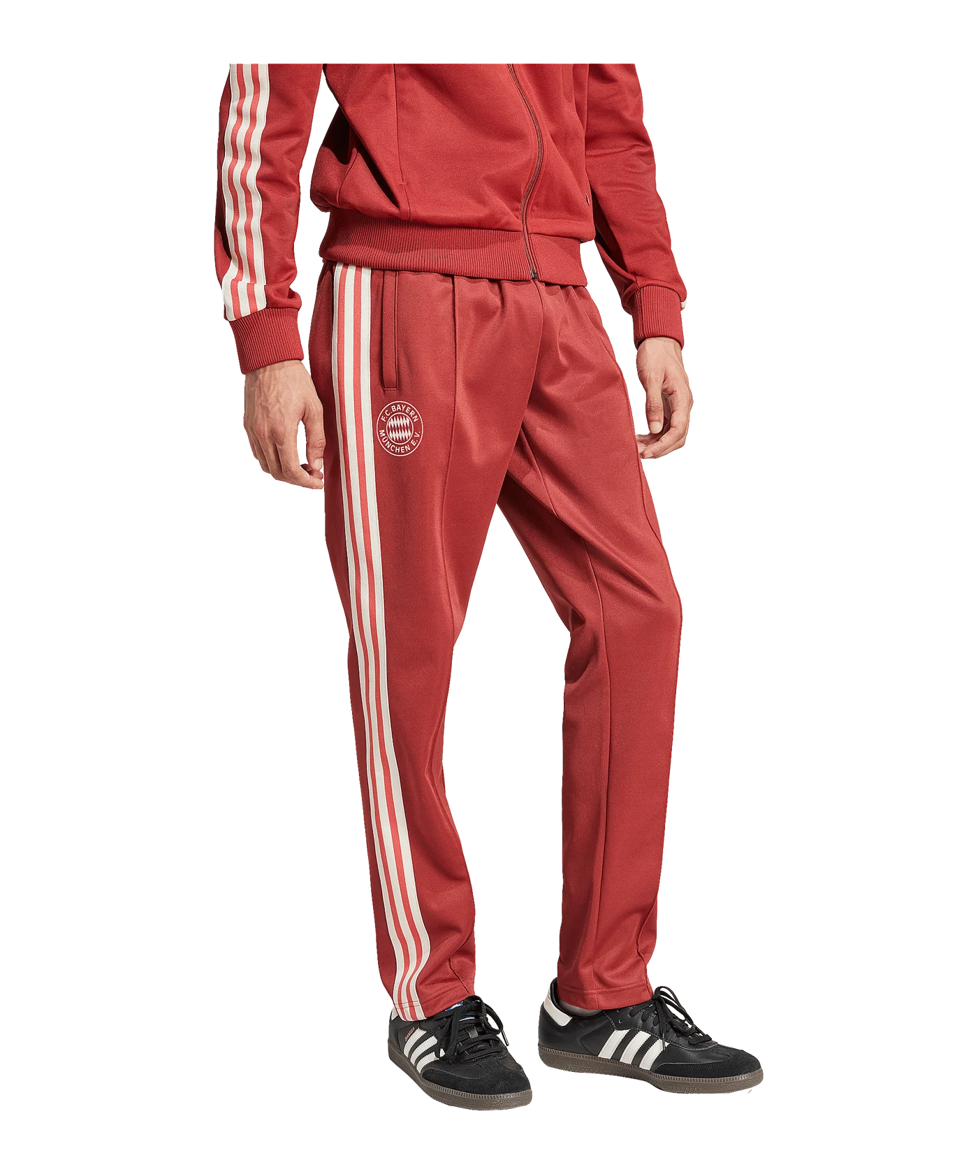 adidas Originals FC Bayern München Beckenbauer Trainingshose Rot
